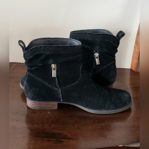 Koolaburra by UGG Lorelei Slouch Boot in Black Suede Size 7.5 - Picture 5 of 11